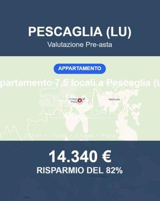Immobile in asta di 213 m² a Pescaglia