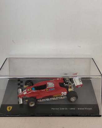 Modellino F1 Ferrari 126 C2 (1982) Didier Pironi 