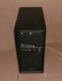 PC COMPUTER MICROATX SCHEDA INTEL , CPU E7500, 4GB