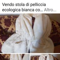 coprispalle in pelliccia ecologica 