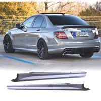 PROFILI LATERALI PER MERCEDES CLASSE C W204 LOOK A