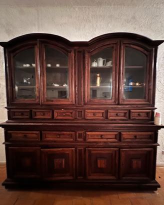 Mobile credenza con vetrina