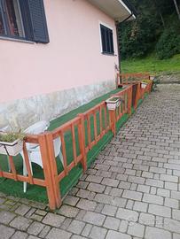 Staccionata di legno