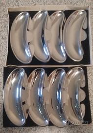 Set vaschette in acciaio