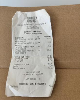 Pulitore piscina a batteria  più asta telescopica