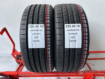 2 gomme 225 40 18 CONTINENTAL