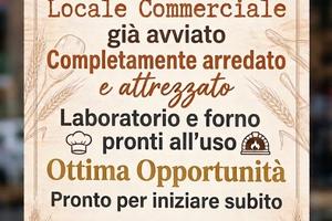 Panetteria e gastronomia già avviata