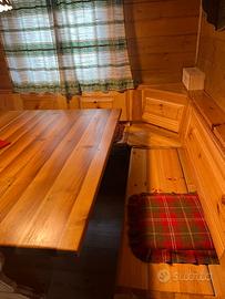 Cassapanca in Legno Massiccio