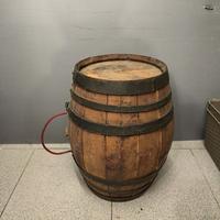 Botte Di Legno Vintage Usata h 37 Cm L. 30cm