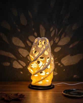 Lampada Tavolo Moderna Abat Jour Design Luce