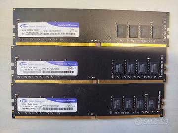 RAM Team Group 4GB DDR4 2400 MHz