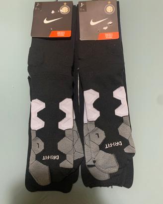2 paia calzettoni Inter Nike Dri Fit tg 46/50