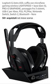 Logitech G Astro A50 (Gen 5), un set di cuffie da 