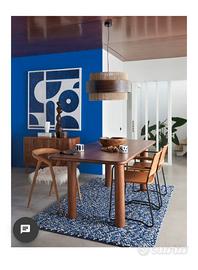 Tavolo da pranzo in legno massello di acacia