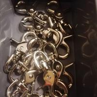 Moschettoni in nickel e ottone
