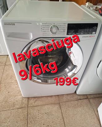 Lavasciuga hoover 9/6kg 1300 giri di centrifuga 