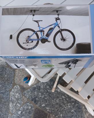 porta bici a soffitto