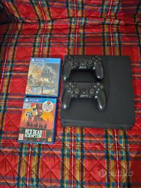 ps4 + 2 joystick + 2 giochi