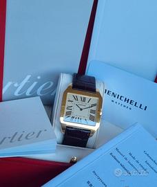 CARTIER SANTOS DUMONT 2649 ORO 18KT MAI LUCIDATO 