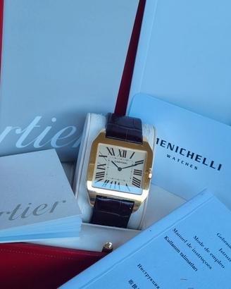 CARTIER SANTOS DUMONT 2649 ORO 18KT MAI LUCIDATO 