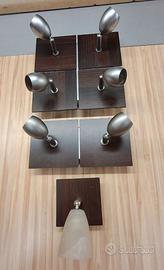 3 Punti Luce Faretti a 1-2-4 Luci Direzionabili