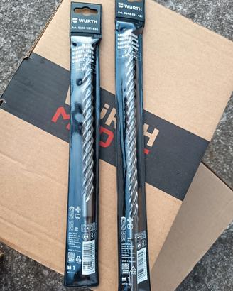 Coppia Punte SDS-Plus wurth 14 16 mm