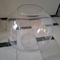 Vaso a sfera grande in vetro