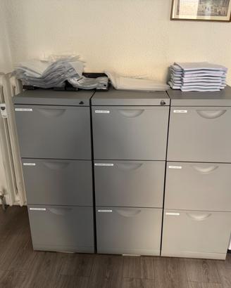 Schedari metallo ufficio porta cartelle sospese -