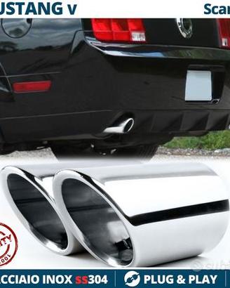 TERMINALI di Scarico per FORD Mustang 5 CROMATI