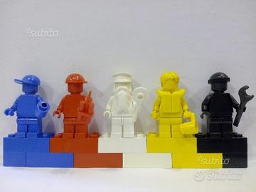 Lego minifigure monocromatiche originali