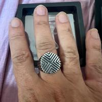 Anello in acciaio inox District Dark