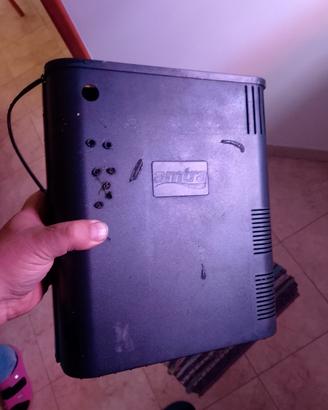 cassetta filtro acquario con pompa