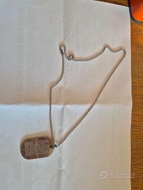 collana con medaglia d&g