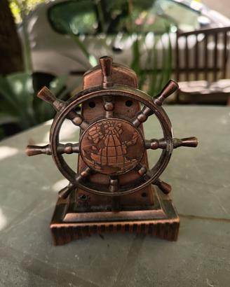 Accendino vintage da tavolo Timone / Mappamondo - 