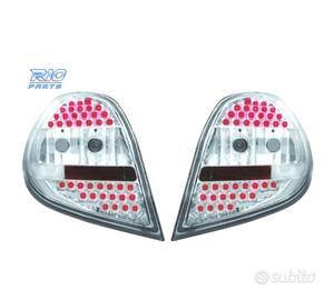FANALI A LED RENAULT CLIO 05-09 FONDO CROMATO