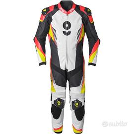 Tuta Moto Intera Gms Tuta in pelle GRC-1 1PCS Nero