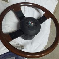 alfa Romeo volante e pomello in legno anni 70/80