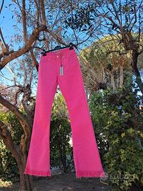 Pantaloni vintage rosa shocking 
