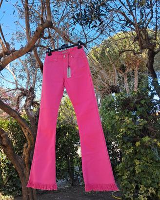 Pantaloni vintage rosa shocking 
