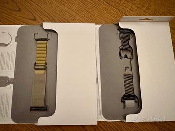 Cinturini Apple Watch Ultra titanio nero duna