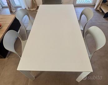 Tavolo allungabile bianco come nuovo!
