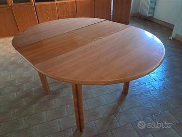 tavolo rotondo,  allungabile 