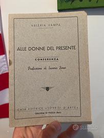 Libro alle donne del presente 1946 Valeria vampa