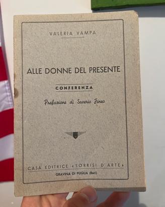 Libro alle donne del presente 1946 Valeria vampa