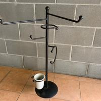 Porta asciugamani in ferro battuto