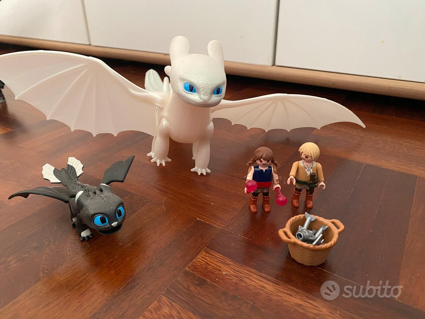 Dreamworks Dragons Furia Bianca Playmobil Polymer House Furia