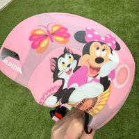 Casco bici da bimba Minnie Alpina Rosa