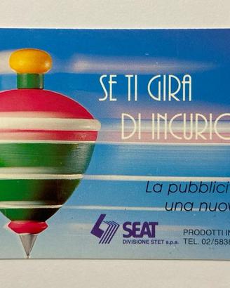 Scheda telefonica "Se ti gira di incuriosire"