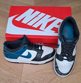 Scarpe Nike Dunk Low blu - nero, n. 39