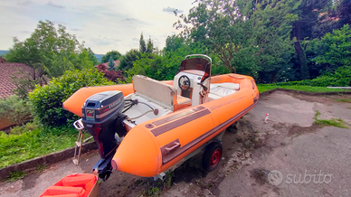 Gommone 4,5m nuova bat grifo con motore 40cv